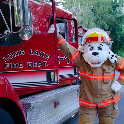 Photo of the LLFD's Sparky the Fire Dog